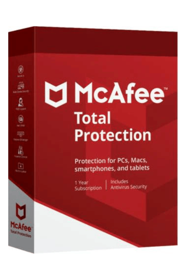 McAfee Total Protection | הגנה מקיפה של מקאפי - TVOX Keys